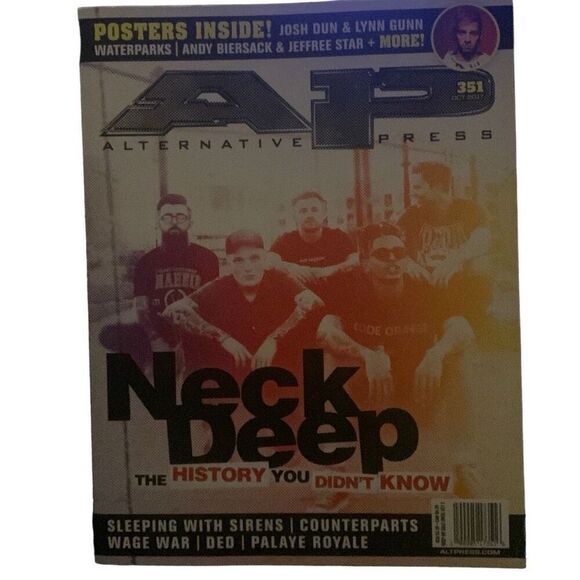 Pre Owned Alternative Press AP October 2017 Issue #351 Neck Deep History You Did - Picture 2 of 9